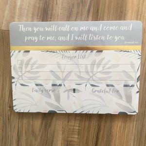 Pad of Weekly Prayer List . 60 sheets.